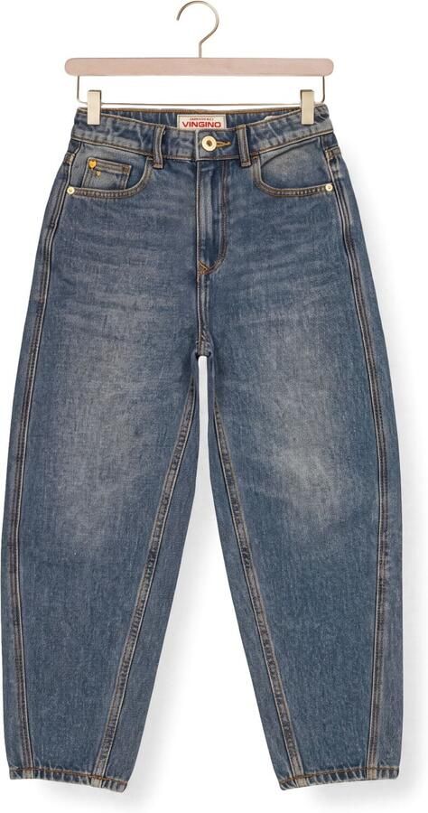 Vingino Cecilia barrel jeans mediumblauw