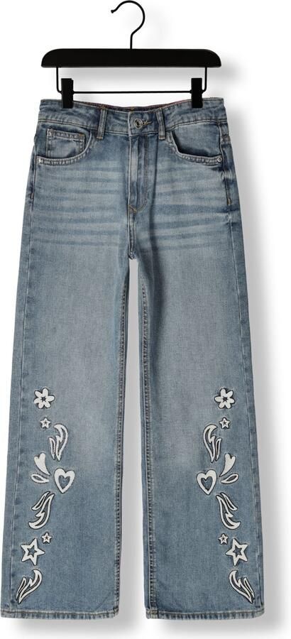 Vingino wide leg jeans light blue denim - Foto 4