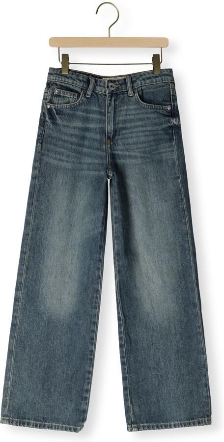 Vingino high waist wide leg jeans medium blue denim