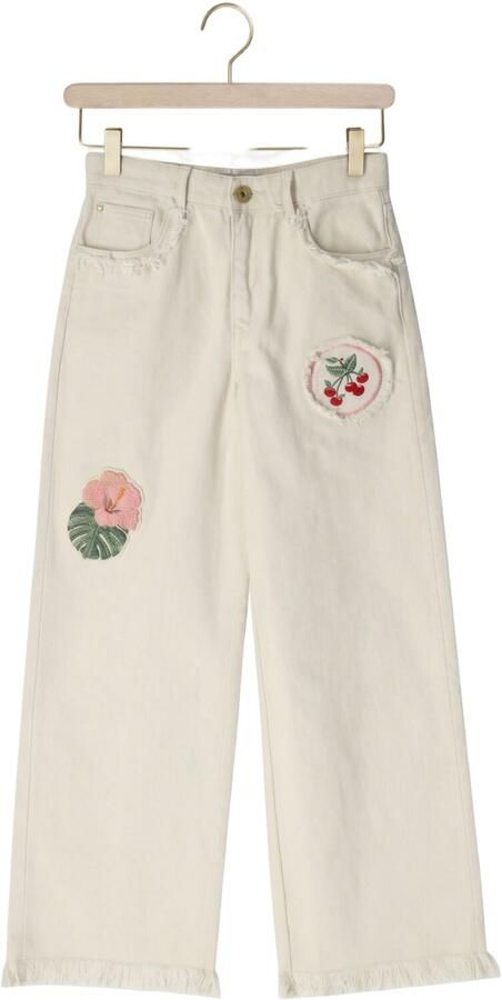 Vingino Cassie Special high waist wide leg jeans wit