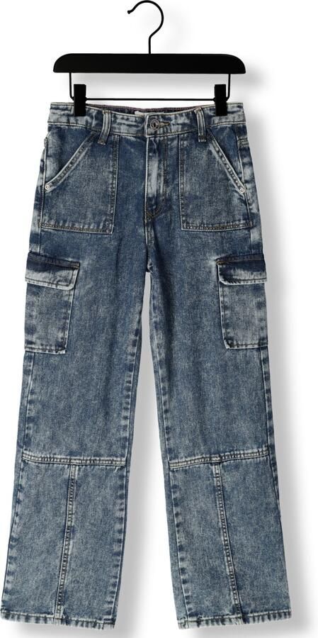 Vingino high waist wide leg jeans Cato Cargo blue vintage - Foto 3