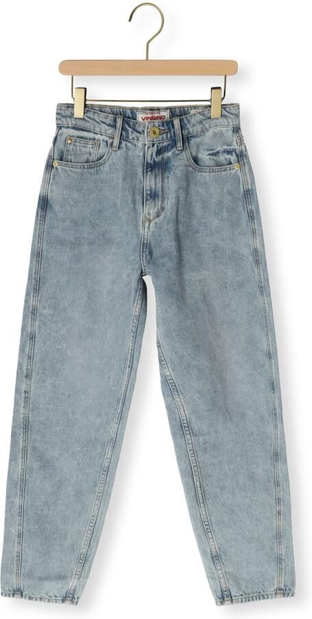Vingino high waist barrel jeans light blue denim