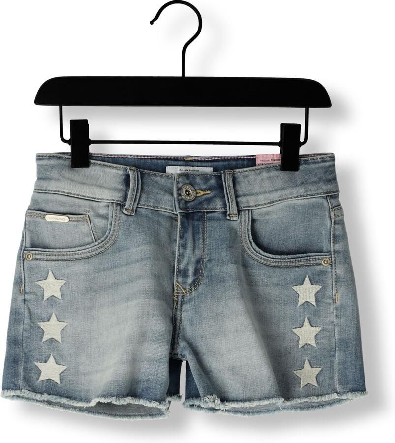 VINGINO denim short Dafina Star met sterren old vintage Korte broek Blauw 146 - Foto 2