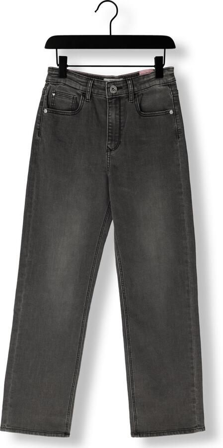 VINGINO high waist loose fit jeans GIULIA stone grey Grijs Meisjes Denim 170 - Foto 3