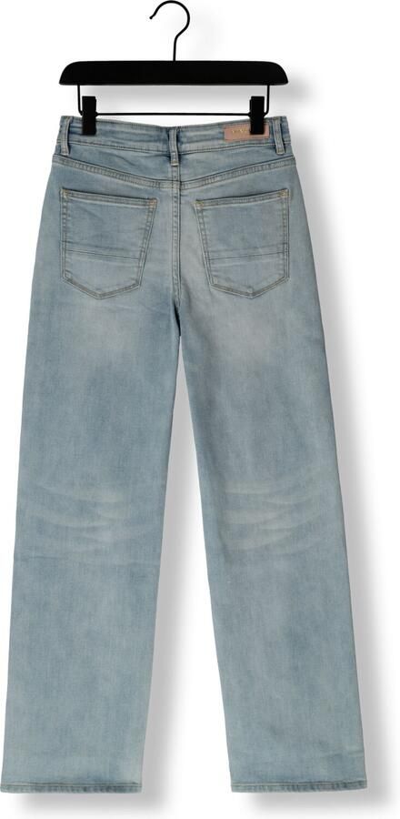 VINGINO high waist loose fit jeans GIULIA light vintage Blauw Meisjes Denim 158