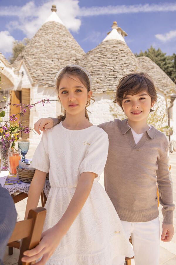 VINGINO Meisjes Jurken Pixie Wit - Foto 2