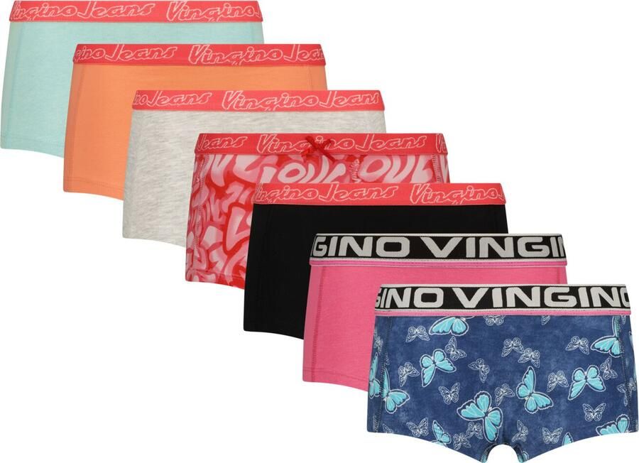VINGINO Meisjes Nachtkleding G261 Multi 7pack Multi