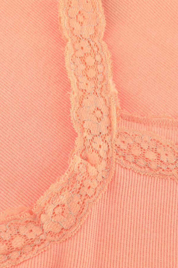 VINGINO Meisjes Tops & T-shirts Icon-lace Singlet Perzik - Foto 2