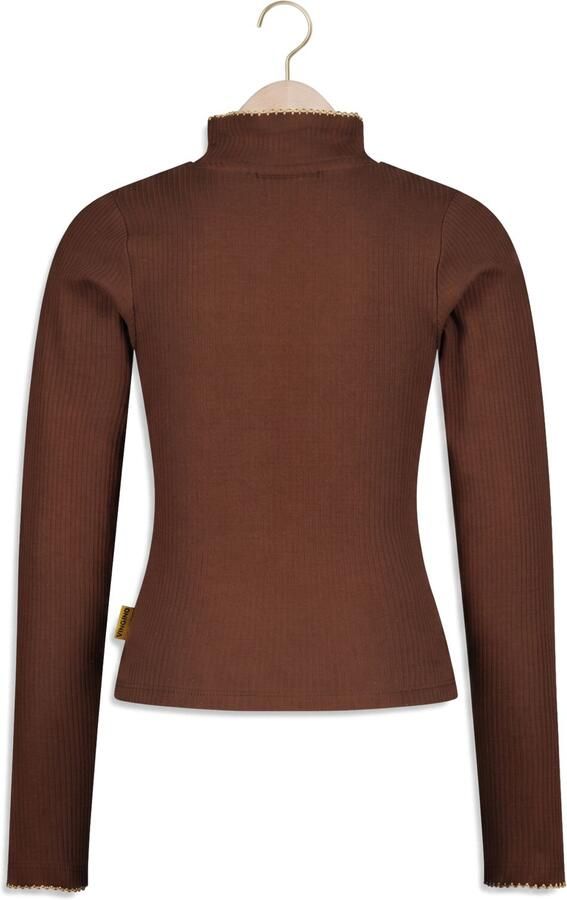 VINGINO Meisjes Tops & T-shirts Icon Rib Top Col Bruin - Foto 2