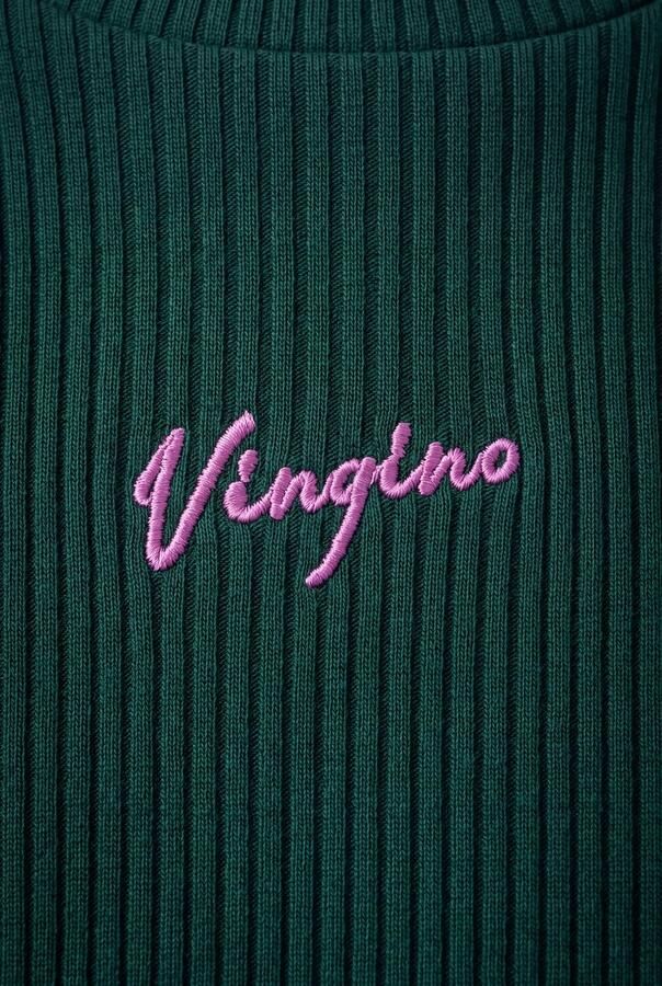 VINGINO Meisjes Tops & T-shirts Icon Rib Top Col Donkergroen - Foto 2