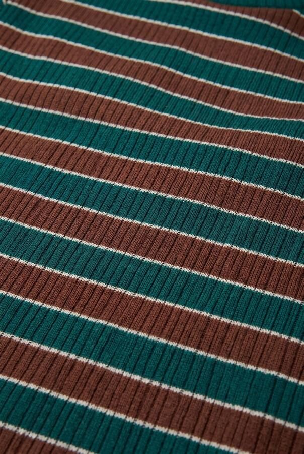 VINGINO Meisjes Tops & T-shirts Icon Stripe Top Col Donkergroen - Foto 2