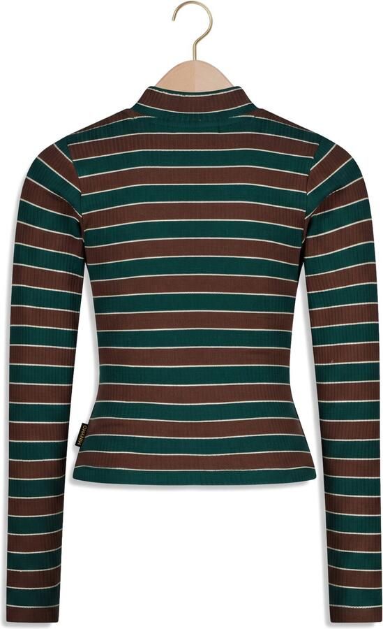 VINGINO Meisjes Tops & T-shirts Icon Stripe Top Col Donkergroen - Foto 3