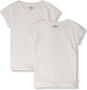 VINGINO T-shirt set van 2 wit Meisjes Stretchkatoen Ronde hals Effen 110 116 - Thumbnail 1