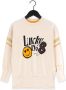 Vingino x Senna Bellod sweater Bellod met printopdruk beige zwart geel - Thumbnail 1