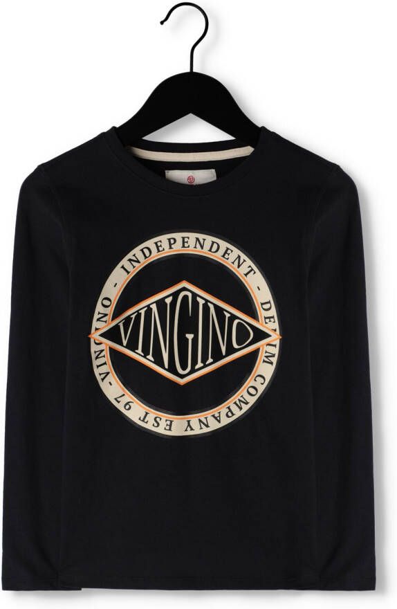 VINGINO Jongens Polo's & T-shirts Jero Zwart
