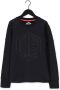 Vingino Daley Blind sweater Naft met printopdruk zwart - Thumbnail 1