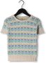WANDER & WONDER Meisjes Tops & T-shirts Floral Knit Twin Set Creme - Thumbnail 1