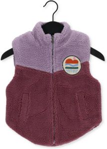 Wander & Wonder Paarse Bodywarmer Reversible Fleece Vest