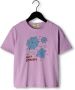 WANDER & WONDER Meisjes Tops & T-shirts Go To Beach Tee Paars - Thumbnail 1