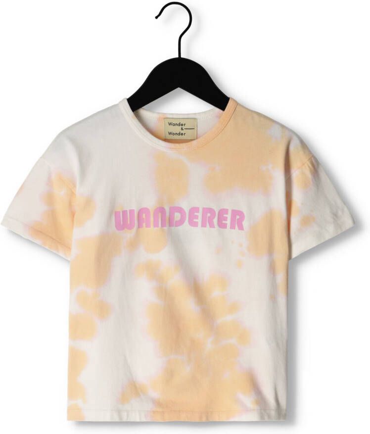 WANDER & WONDER Meisjes Tops & T-shirts Wanderer Tie Die Tee Roze
