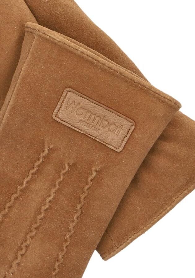 Warmbat Suède handschoenen voor vrouwen Brown Dames - Foto 2