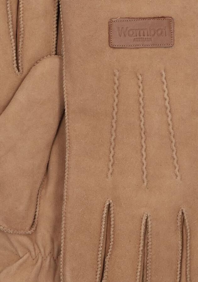Warmbat Heren Suède Handschoenen met Merinowol Voering Brown Heren - Foto 3