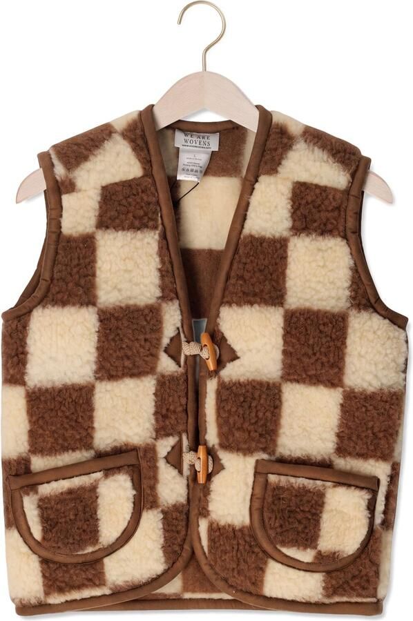 WE ARE WOVENS Jongens Jassen Bodywarmer Bruin
