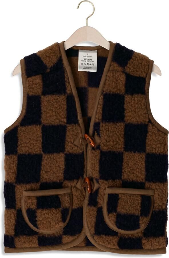 WE ARE WOVENS Jongens Jassen Bodywarmer Camel