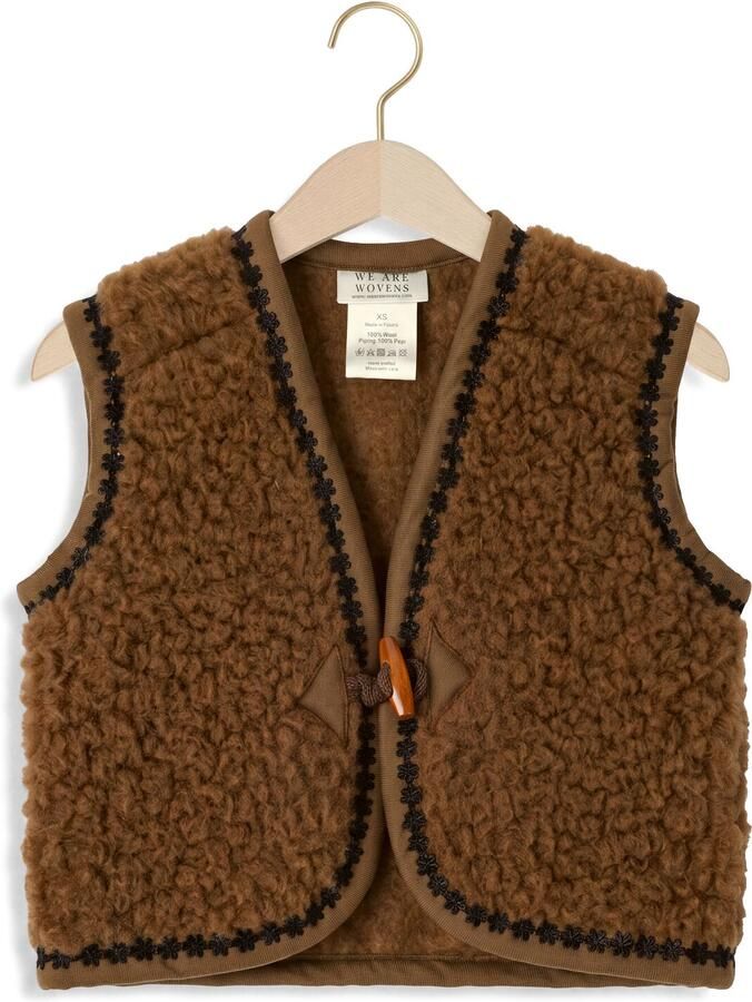 WE ARE WOVENS Meisjes Jassen Bodywarmer Bruin