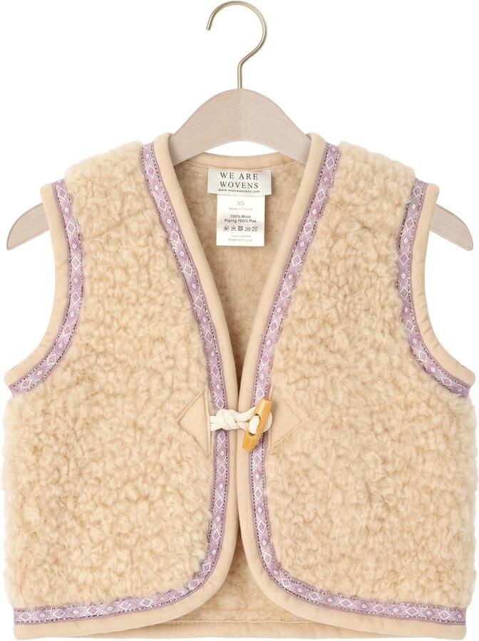 WE ARE WOVENS Meisjes Jassen Bodywarmer Creme