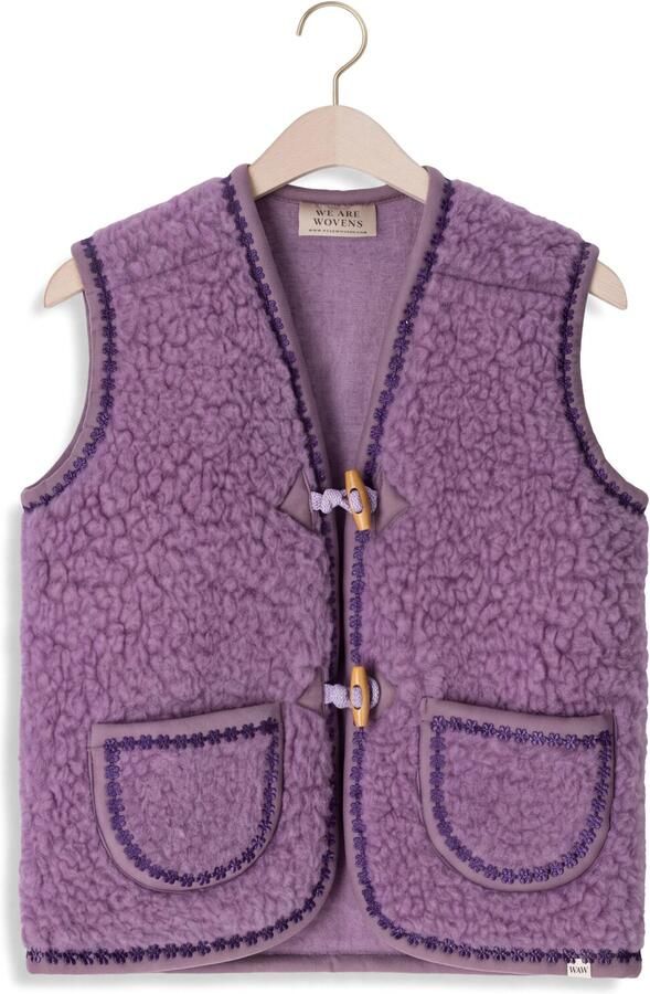 WE ARE WOVENS Meisjes Jassen Bodywarmer Lila
