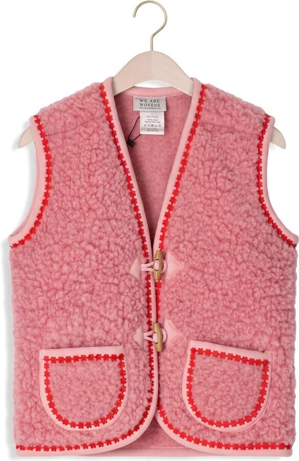 WE ARE WOVENS Meisjes Jassen Bodywarmer Roze