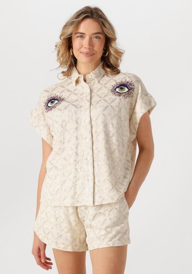 WILD Dames Blouses Edith Creme - Foto 4