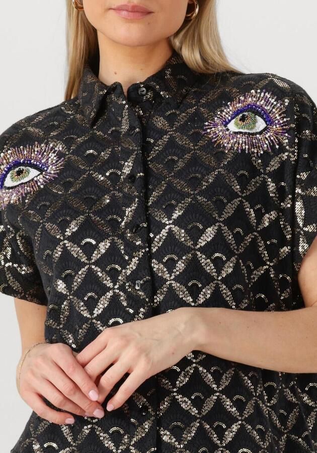 WILD Dames Blouses Edith Zwart - Foto 2