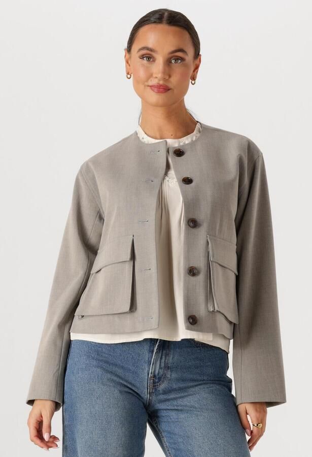 WITHBLACK Dames Blazers Wblagnolia Tailored Jacket Lichtgrijs