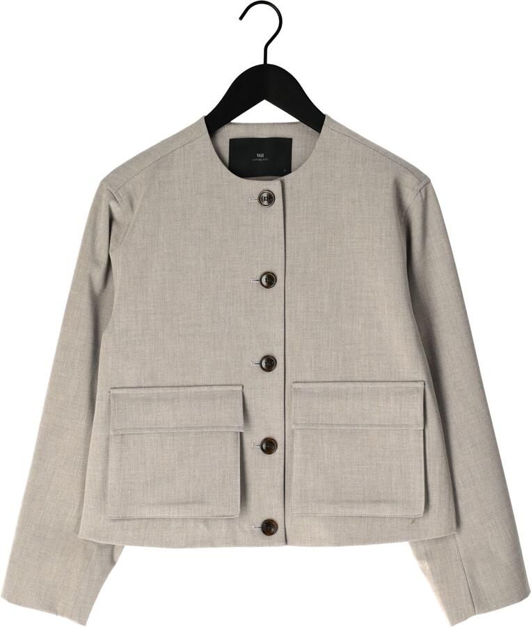 WITHBLACK Dames Blazers Wblagnolia Tailored Jacket Lichtgrijs - Foto 2