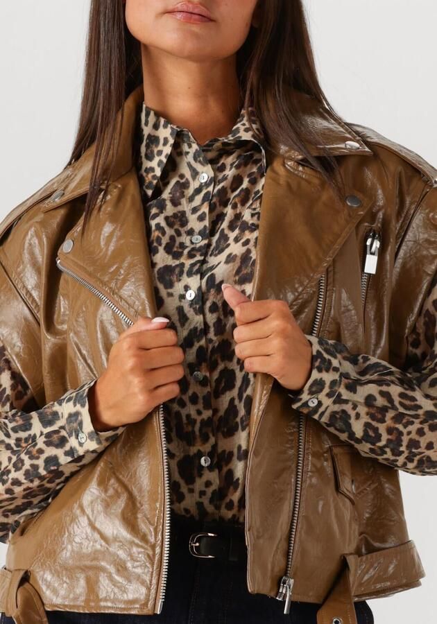 WITHBLACK Dames Blazers Wblgilian Vegan Waistcoat Bruin - Foto 3