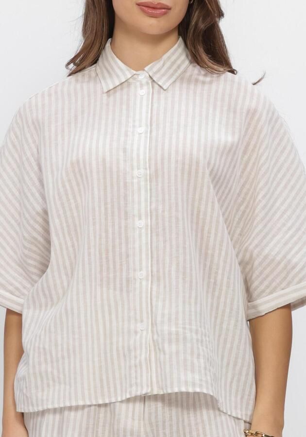 WITHBLACK Dames Blouses Wblbianca Batsleeve Shirt Zand - Foto 4