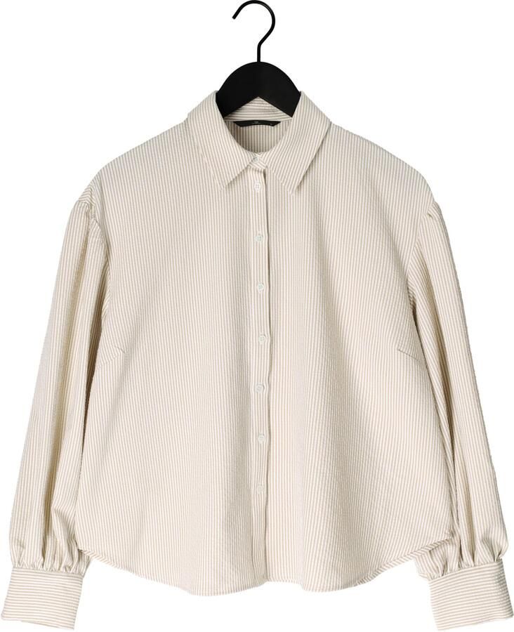 WITHBLACK Dames Blouses Wblchristina Ls Shirt Beige - Foto 2