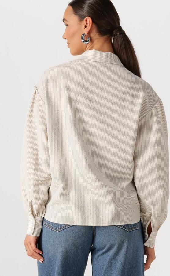 WITHBLACK Dames Blouses Wblchristina Ls Shirt Beige - Foto 4