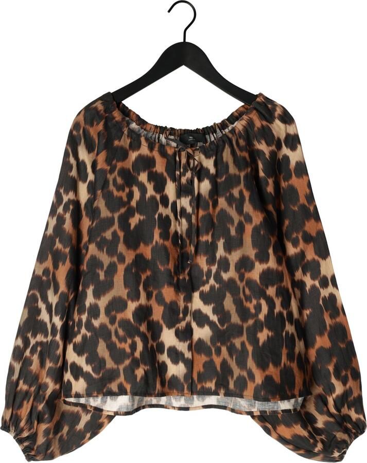 WITHBLACK Dames Blouses Wblcleopatra Wide Sleeve Top Bruin - Foto 2