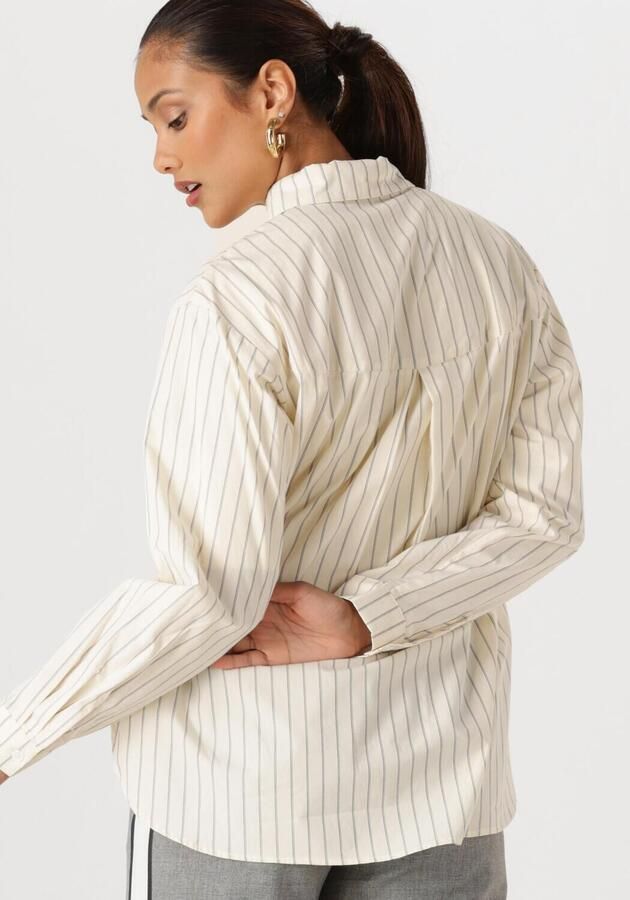 WITHBLACK Dames Blouses Wblelvor Ls Shirt Ecru - Foto 3
