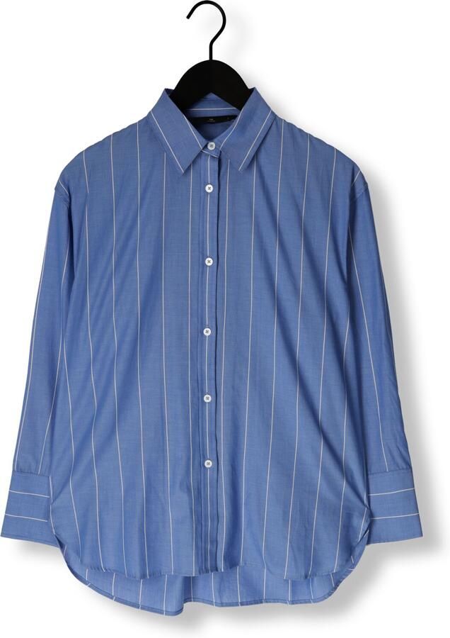 WITHBLACK Dames Blouses Wblnoa Ls Striped Shirt Blauw - Foto 2