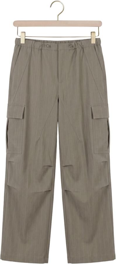 WITHBLACK Dames Broeken Wblanna Stripe Track Pant Taupe - Foto 4