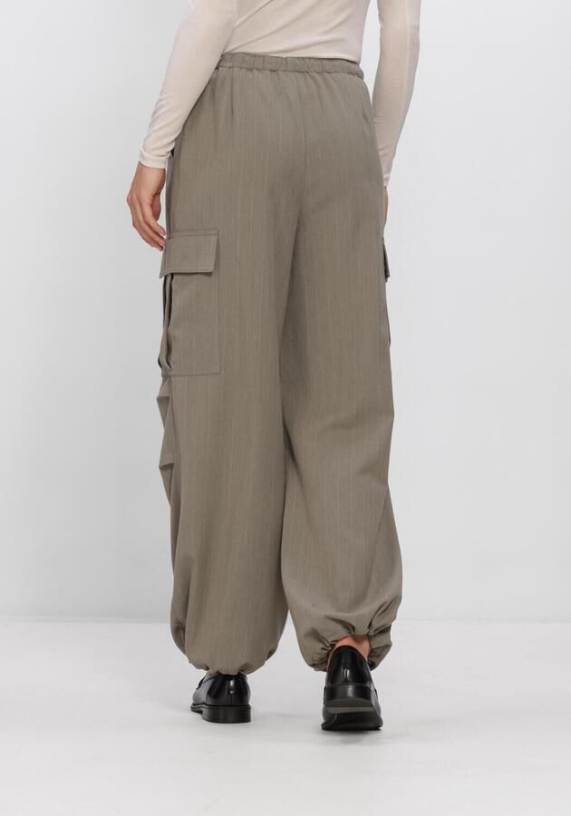 WITHBLACK Dames Broeken Wblanna Stripe Track Pant Taupe - Foto 2