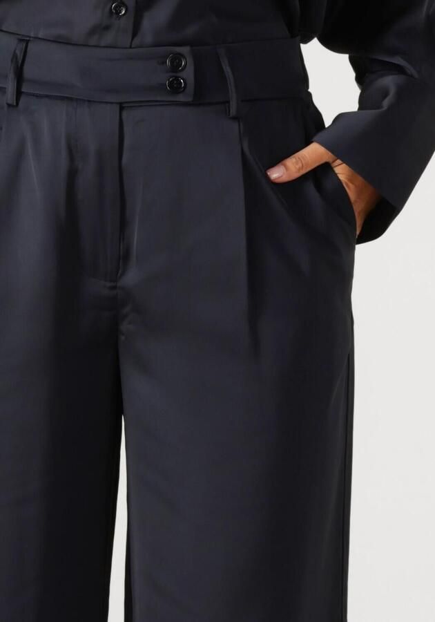 WITHBLACK Dames Broeken Wbldagmar Sateen Pant Donkerblauw - Foto 2