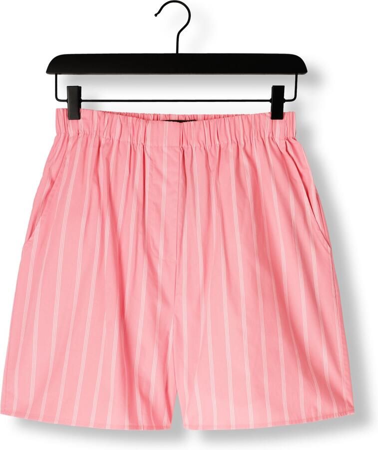 WITHBLACK Dames Broeken Wblgunilla Stripe Shorts Lichtroze