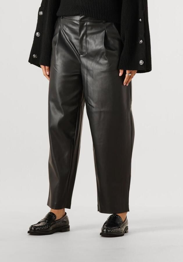 WITHBLACK Dames Broeken Wbljork Vegan Barrel Leg Pant Zwart - Foto 4