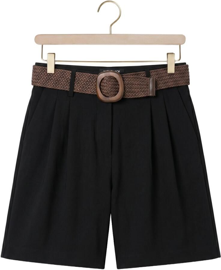 WITHBLACK Dames Broeken Wblmaritsa Hw Tailored Shorts Zwart - Foto 2