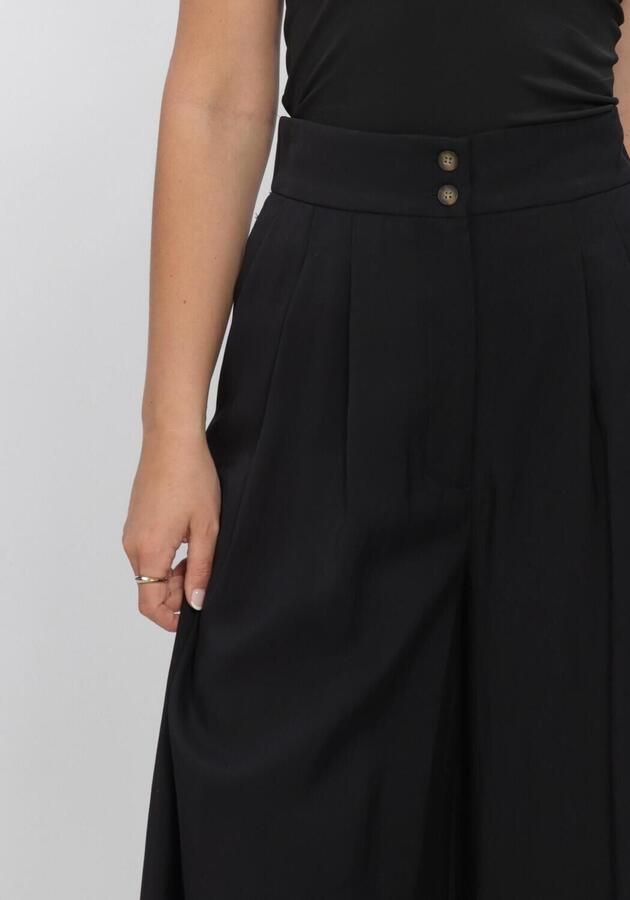 WITHBLACK Dames Broeken Wblmaritsa Hw Wide Pant Zwart - Foto 3